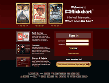 Tablet Screenshot of flickchart.com